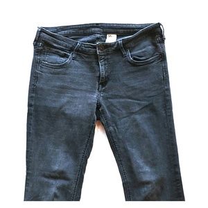 H&M Dark Grey Fit and Flare Jeans